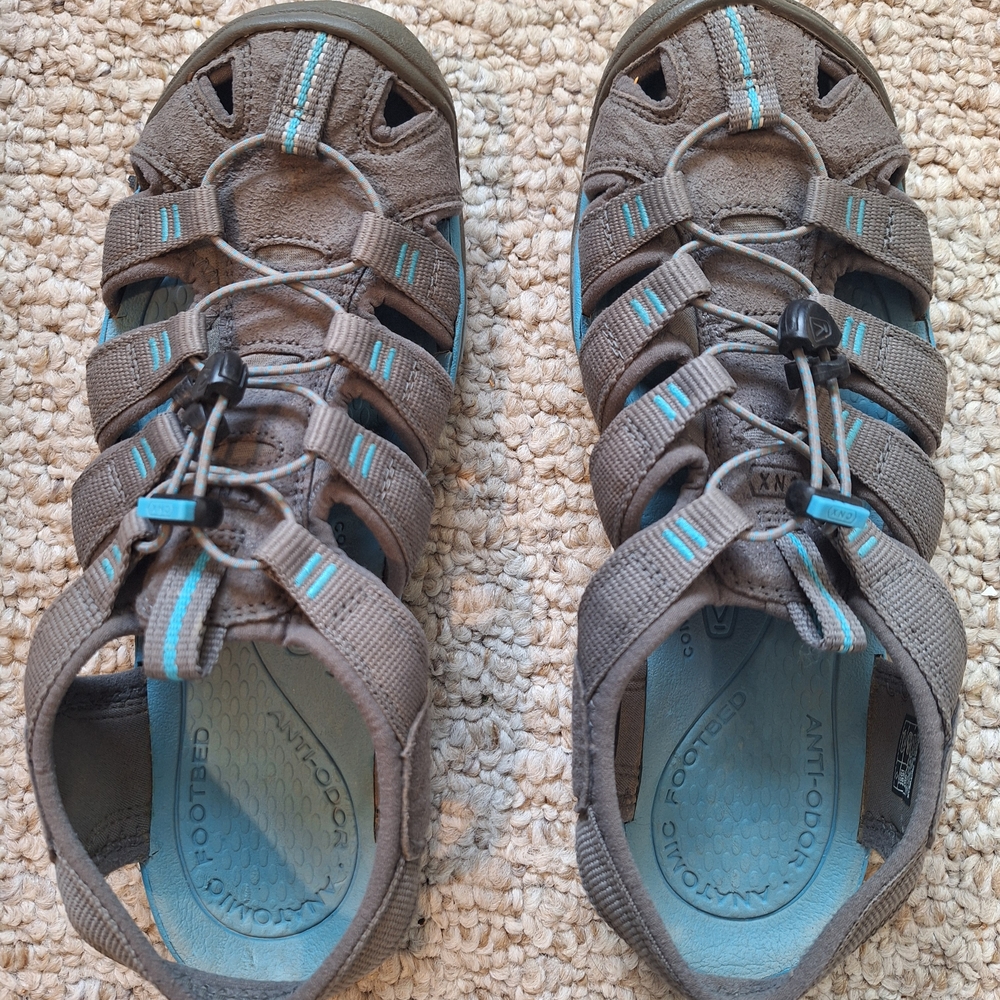 Keen Brown and Blue Women's Sandals